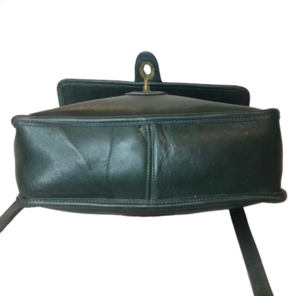 COACH WILLIS Bottle Green Top Handle Crossbody Shoulder Bag USA 9927 COA - Picture 10 of 17